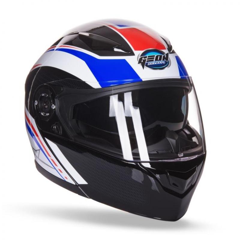 Мотошлем GEON 950 Adventure (модуляр) с очками Blue/Black